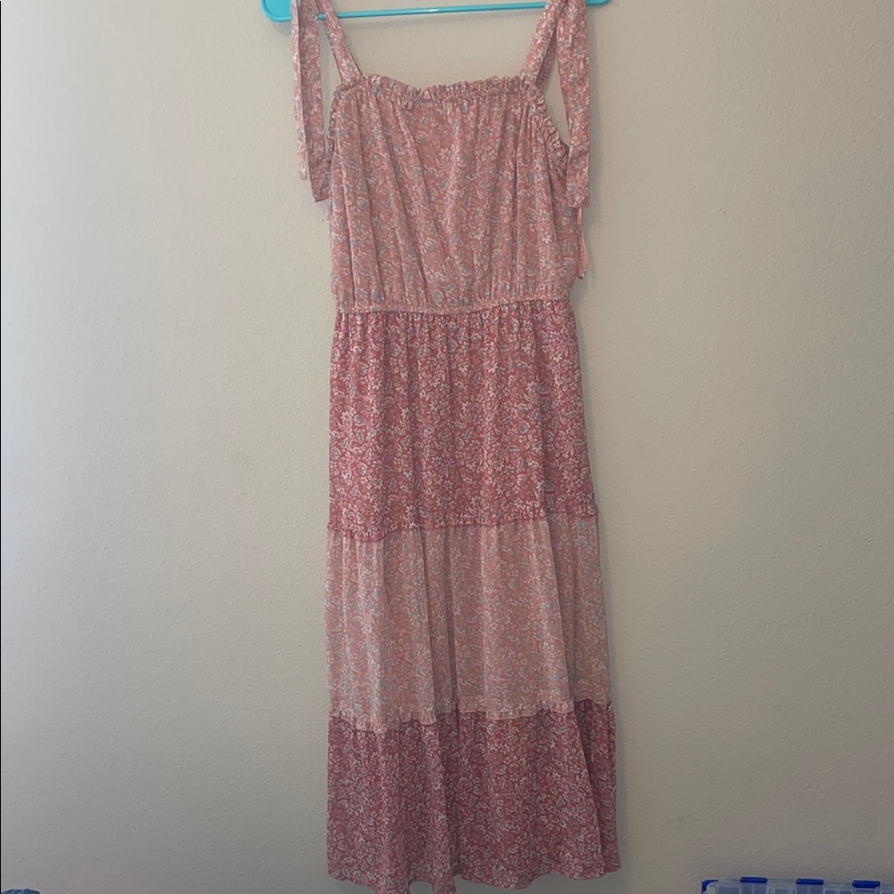 Sincerely Jules Pink Floral Maxi Dress